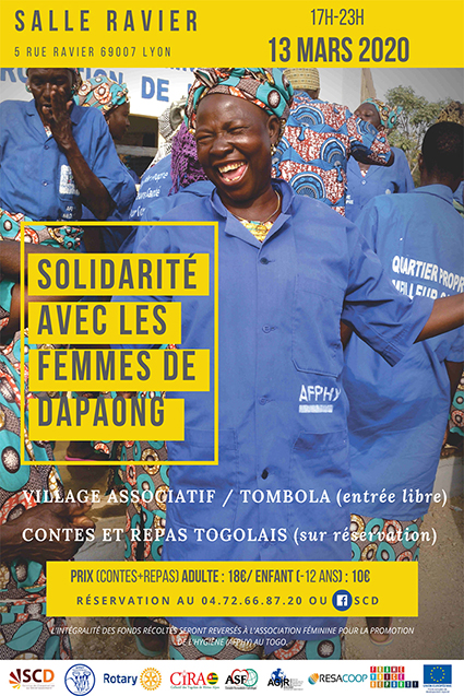Affiche soireÌ�e solidaire mars 2020